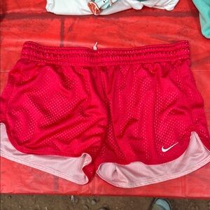 Nike Women's Bright Red Athletic Shorts